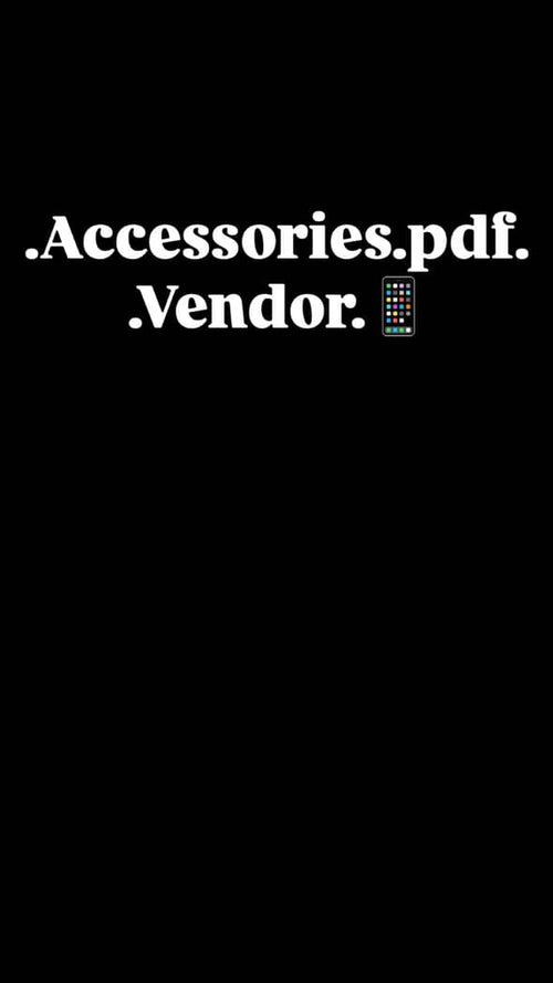 ACCESSORIES VENDOR