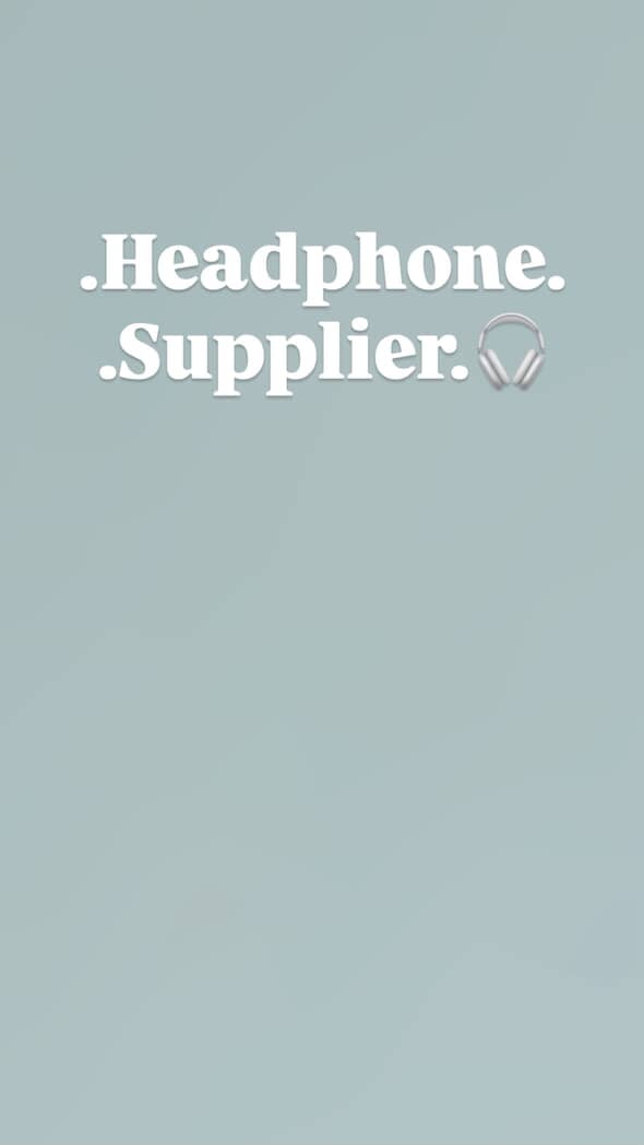 HEADPHONE SUPPLIER